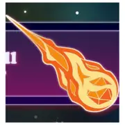 D20 Fireball Pin