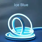 5M 12V Ice Blue Led Neon Strip Lights Flex Tape Waterproof Rope Bar Sign lamp