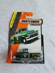 2014 Matchbox 57 GMC STEPSIDE Green 18/120 LITTLE BEND Construction