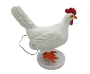 Chicken LED Lamp, Resin Lifelike Chicken Laying Egg Night Light, Novel Easter Halloween Christmas Bedroom Home Decoration