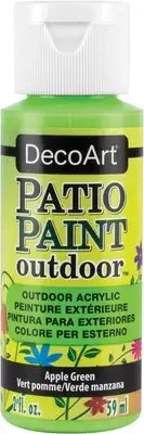 DecoArt Patio Paint 2oz-Apple Green DCP-75