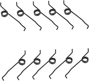 Hoement 10 Pcs Stainless Steel Rigger Button Spring Button Spring for Recorder Controller Replacement Parts Metal Trigger Keys