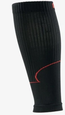 Road Runner Run/Jog Sport Compression Calf Sleeves, Large 16”-17.5”, Black, NWT