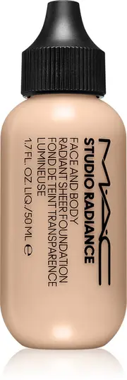 [Mac cosmetics] MAC Studio Radiance Face and body foundation W1 50 ml