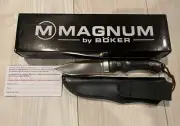 MAGNUM by BOKER Fixed Blade Knife with Sheath & Box JAPAN NEW
