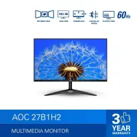 在飛比找蝦皮購物優惠-顯示器 AOC LED 27 27B1H2 超薄 IPS F