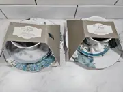 NEW LOT OF 2 SETS 222 FIFTH FINE TABLEWARE CUP & SAUCER SETS ELIZA TEAL
