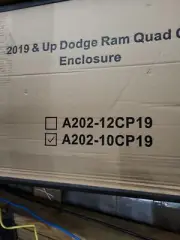 Subwoofer Box A219-10CP - 10" Dual Sealed Carpeted 2019 & Up Dodge Ram Crew Cab