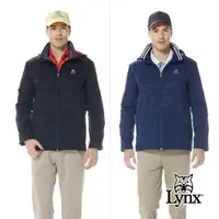 在飛比找PChome24h購物優惠-【Lynx Golf】男款防風防潑水鋪棉保暖緹織配布剪裁後背