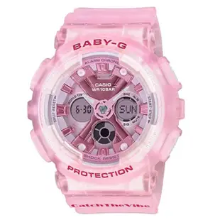 【CASIO 卡西歐】BABY-G 果凍系列運動時尚手錶(BA-130CV-4A)