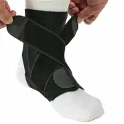 2 X Elastic Adjustable Sports Compression Ankle Brace Support Stabilizer Foot