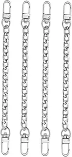 [Vseutiac] 4 7.9 Length Metal Bag Extender Chain, Handbag Shoulder Strap Extender Bag Strap Charms for Handbag Bag Shoulder Strap Extender