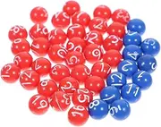 Didiseaon Party Raffle Balls 1 Pack of 100 Small Round Numbered Balls for Games Bingo Fun Activities