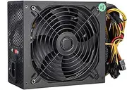 ATX Mining Power Supply 2000W 2400W 2600W 180V-260V for PC Bitcoin 95% Efficiency Support 8 Video Cards GPU for BTC Miner(2400W)