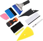 Generic 10 Pcs Window Tint Kit for Car Vinyl Wrap Efficient Tinting Tools for Smooth Installation Compact and Durable Accessories for Wall Decals Solar Film and Wallpaper