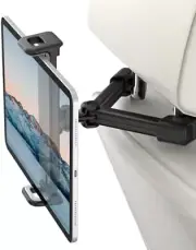 360° Adjustable Car Headrest Tablet Holder for iPad and E-Readers