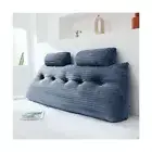 Headboard Wedge Pillow with 2 Pack Neck Roll Pillow Large Headboard Pillow Qu...