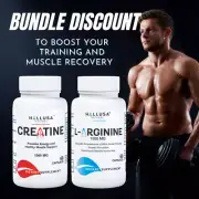 CREATINE & L-ARGININE 120 Capsules, Support Performance and strength in training