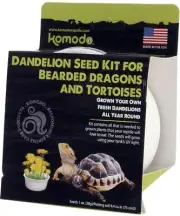 Komodo Dandelion Seed Kit Food Treat for Reptiles Bearded Dragons and Tortoises