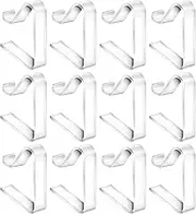 Clip Holder | PC Table Cover Clamps | Clear & Resistant Tablecloth Grips |Table Cloth Clips for Home Wedding Party, Outdoor and Picnic Tables
