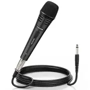 TONOR Dynamic Karaoke Microphone for Singing with 5M XLR Cable Metal Handheld