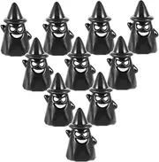 Kisangel 50Pcs Mini Resin Owl Figurines Adorable Halloween Decoration Micro Landscape Accessories Miniature Owl Statues for Dashboards Desktops and Lawn Decor for Spooky