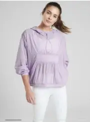 NWT Athleta Women's Dispatch Anorak Jacket XXS - Lilac