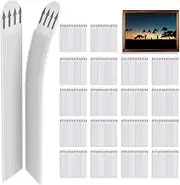Picture Hanging Strips, Large Adhesive Hook & Loop Wall Stickers for Picture Hanging,Heavy Duty Wall Hanging Strip No Tool Without Nail,Removable Damage Free Frame Hanging Strip for Home Decor (12)