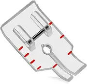 ZIGZAGSTORM P60606-P, BLSA-CQF Plastic 1/4'' Snap On Quilting Supplies Patchwork Presser Piecing Foot for Babylock,Brother,Elna,SimCity,Singer Sewing Machine