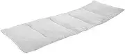Outdoor Sun Lounger Chair Cushion Non Slip Back Elastic Mattress for Garden Patio Furniture Gray 190 * 67cm