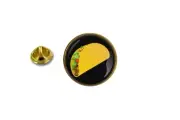 pins pin's badge metal lapel hat button tacos