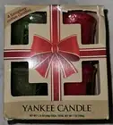 Box of 4 Yankee Candle Scented Votives: 2 Mistletoe & 2 Red Berry & Cedar