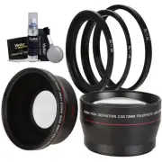 67MM TELEPHOTO ZOOM +FISHEYE/ MACRO FOR Canon EOS REBEL T6I with 18-135MM LENS