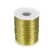 Metallic Cord 1.5mm 109 Yards Metallic Ornament String Light Gold