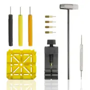 11PCS WATCH Repair Back Opener Kit Tools Band Pin Strap Link Remover Remover New