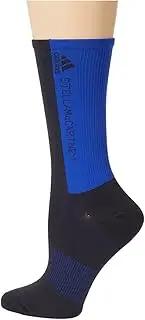 [adidas] Crew Sock HG1211 Black/Bold Blue/Black MD (Women's Shoe 8-10.5)