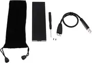 Dolity USB3.0 to 6+12 Pin SSD Hard Disk Enclosure Adapter for 2010 2011, Black