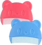 GARVALON 2pcs Comb Grooming Kit Cradle Cap Comb for Babies Cute Hair Combs Fine Hair Combs Combs for Hair Newborn Comb Comb Boy Comb Bassinets Plastic