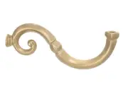B&P Lamp 7 1/2" X 2 7/8" Die Cast Brass Lamp Or Fixture Arm