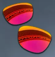Midnight Sun POLARIZED Replacement Lenses for Oakley Frogskins OO9013 55mm