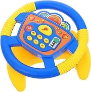 Enhance Skills Boys and Girls Steering Wheel Versatile Toy for Stroller Car Seat Interactive Play for Toddlers