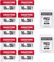 Gigastone 16GB 10-Pack Micro SD Card, Camera Plus, Microsdhc Memory Card for Wyz