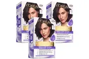 3x L'Oreal Paris Excellence Cool Creme Permanent Hair Colour 5.11 Ultra Light Brown
