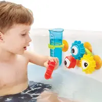 在飛比找momo購物網優惠-【Yookidoo 以色列】轉轉齒輪試管組(洗澡戲水玩具)