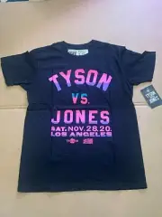 Roots of Fight Mike Tyson vs. Roy Jones Triller Tee NWT Sold Out RARE Size M