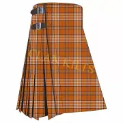 Scottish Traditional Tennessee Volunteer Handmade 8-yard Tartan Kilt For Men