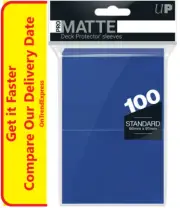 100 x Ultra PRO Pro Matte Deck Protector Sleeves Standard Card Size BUE 100ct