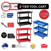 Giantz Tool Cart Toolbox Workshop Garage Trolley 3-Tier Storage Organizer 150kg