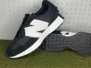 New Balance 327 Running Shoes Men's Size 10 MS327CPG White Black NEW