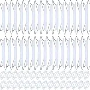 60Pcs Tomato Hooks With String, Support Hooks & Plant Clips - 33.3ft Twine to Prevent Tomatoes From Pinching or Falling Off